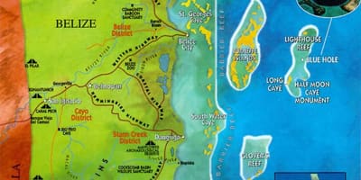 Карта на Белизе зоолошка градина