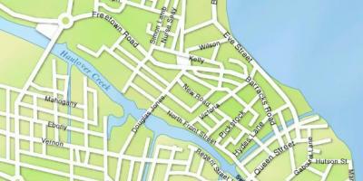 Карта на Белизе градските улици